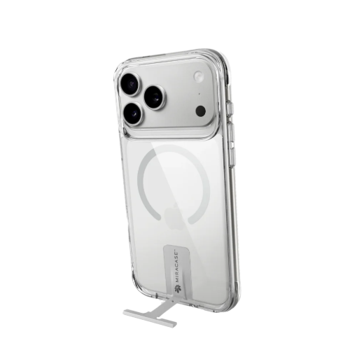 תמונה של כיסוי כסוף  MIRAKICK  IP 17 PRO MAX