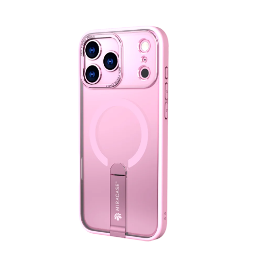 תמונה של כיסוי ורוד – MIRASTAND IP17 PRO MAX