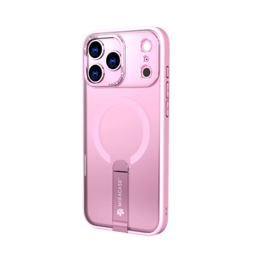 תמונה של כיסוי ורוד –  MIRASTAND IP17 PRO