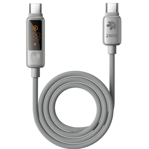 תמונה של כבל שזור טאצ' דיגיטלי 1.2M MTCD240W C-C אפור MIR