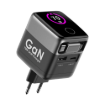 תמונה של מטען קיר 70W GAN כבל נמתח שחור MIR MWC70RC