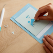 תמונה של מציאון – סט כרטיסי ברכה Cricut Cutaway R20 (8 יחידות) – כחול