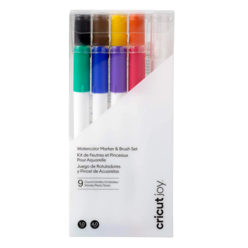 תמונה של מציאון – סט טושים וצבעי מים Cricut Joy Watercolor Marker & Brush Set 9