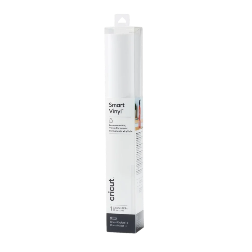 תמונה של מציאון – גליל ויניל קבוע Cricut Smart Vinyl Permanent לבן 33×91 ס"מ