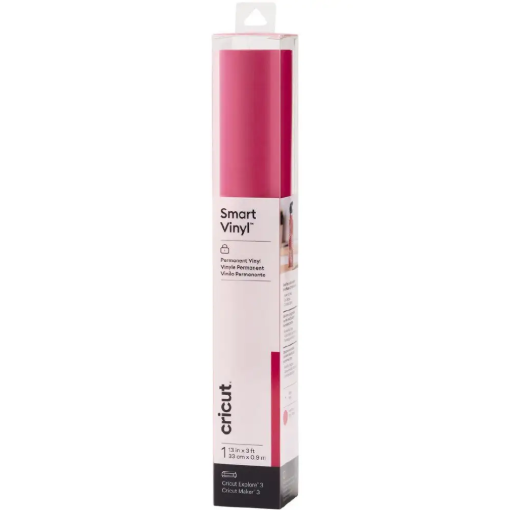 תמונה של מציאון – גליל ויניל קבוע Cricut Smart Vinyl Permanent פוקסיה 33×91 ס"מ