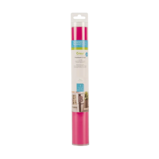 תמונה של מציאון – גליל ויניל קבוע Cricut Premium Vinyl Permanent ורוד 30×120 ס"מ