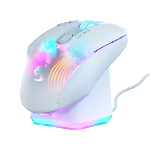 תמונה של מציאון – עכבר גיימינג ROCCAT KONE XP AIR – לבן