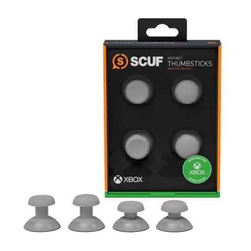 תמונה של ערכת 4 ג'ויסטיקים לבקר SCUF THUMBSTICKS 4x For INSTINCT / PRO אפור