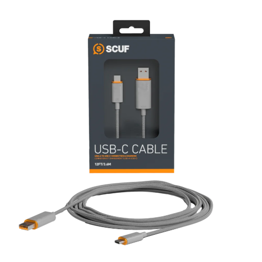 תמונה של כבל 2 מטר אפור USB-C to USB-A 2m Cable