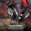 תמונה של אוזניות גיימינג אדום CORSAIR HS35 v2 Multiplatform