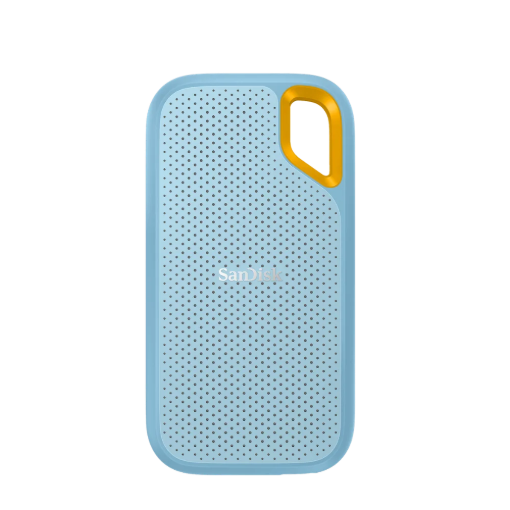 תמונה של כונן חיצוני דגם SanDisk Extreme Portable SSD בנפח 1TB בצבע תכלת