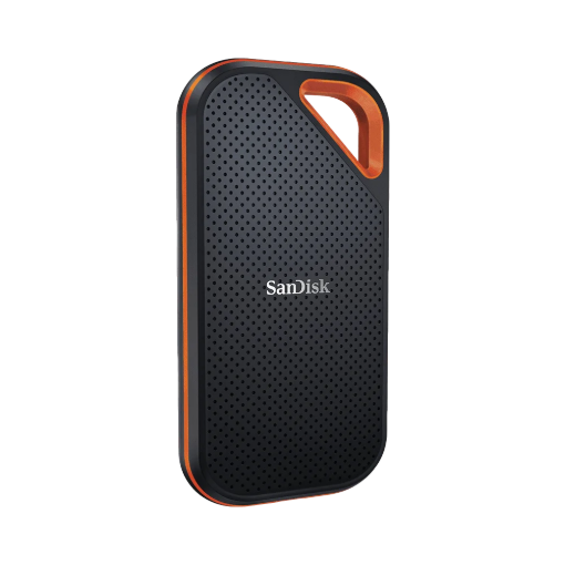 תמונה של כונן חיצוני SanDisk Extreme Portable SSD 500GB בעל מהירות העברה של עד 1050MB/s