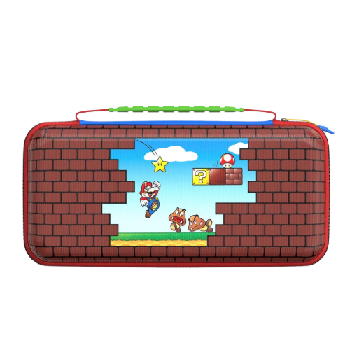 תמונה של נרתיק נשיאה ל-Switch 2 בעיצוב Mario Bricks דגם Playtrek מבית Turtle Beach