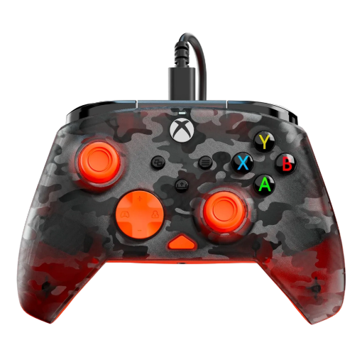 תמונה של בקר חוטי לגיימינג Turtle Beach Rematch Core – תואם Xbox ו‑PC כתום שחור (GHOST)