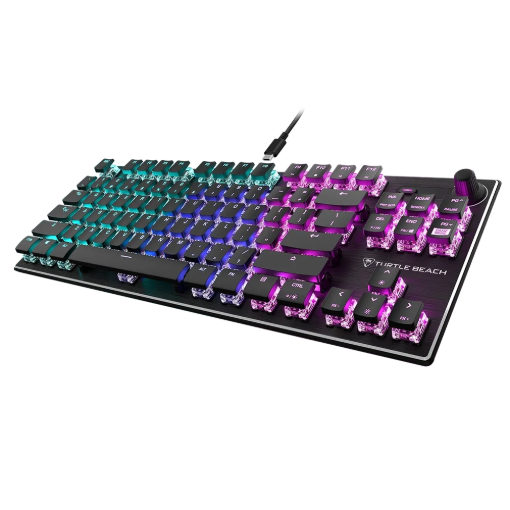 תמונה של מקלדת גיימינג מכנית קומפקטית Turtle Beach Vulcan TKL