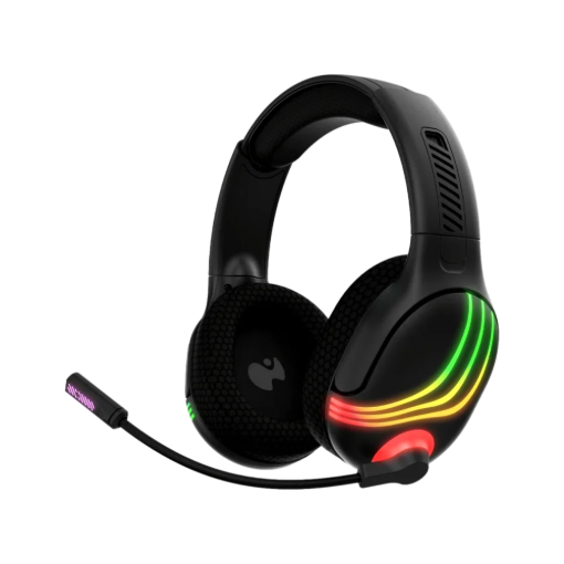 תמונה של אוזניות אלחוטיות דגם PDP Afterglow Wave RGB בצבע שחור מבית Turtle Beach