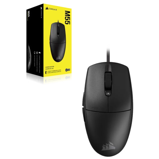 תמונה של עכבר גיימינג חוטי CORSAIR M55 Lightweight – קל משקל, מהיר ומדויק
