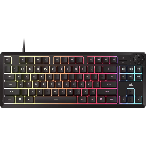 תמונה של מקלדת חוט (CORSAIR Keyboard K55 CORE TKL (RGB