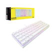 תמונה של מקלדת מכנית לבנה CORSAIR K65 White RGB MINI 60%