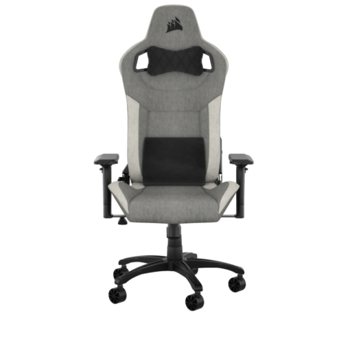 תמונה של כיסא גיימינג בד CORSAIR T3 RUSH 2023 Fabric White/Grey