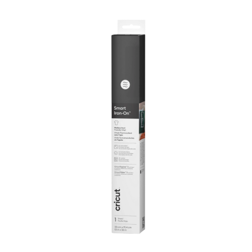 תמונה של גיליון ‎‎Smart Iron-On שחור מבית CRICUT