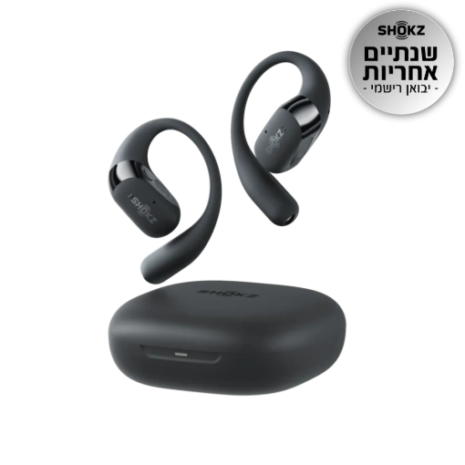 תמונה של אוזניות אלחוטיות +Shokz OPENFIT 2 שחור