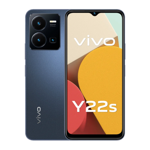 תמונה של סמארטפון vivo דגם Y22s בצבע כחול כוכבים