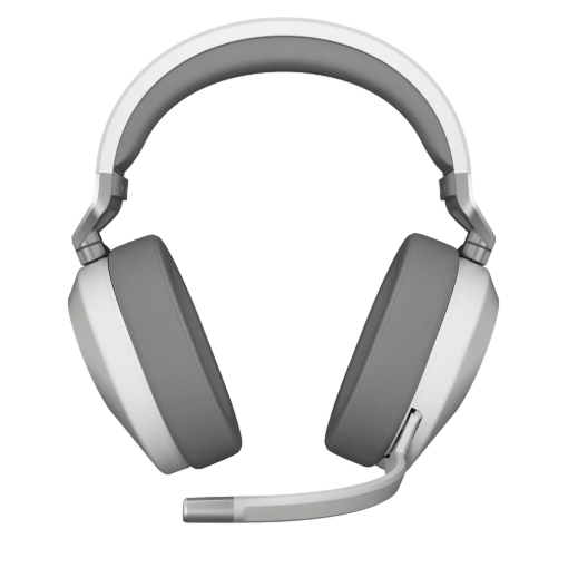 תמונה של אוזניות גיימינג אלחוטיות CORSAIR HS65 SURROUND 7.1 – לבן