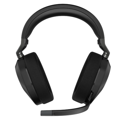 תמונה של אוזניות גיימינג אלחוטיות CORSAIR HS65 SURROUND 7.1 – שחור