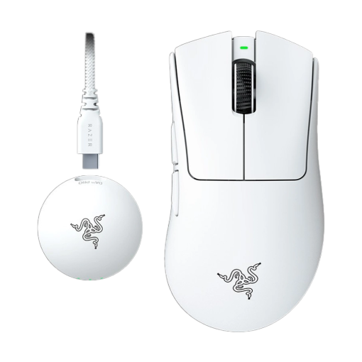 תמונה של עכבר אלחוטי Razer DeathAdder V4 Pro – לבן