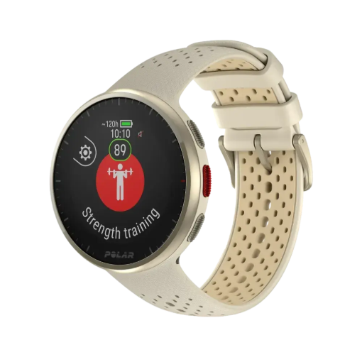תמונה של Polar Pacer Pro שעון ריצה מתקדם עם GPS זהב/לבן