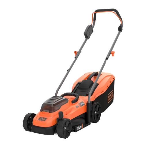 תמונה של מכסחת דשא נטענת Black+Decker BCMW3318N – רוחב כיסוח 33 ס"מ