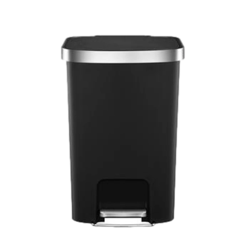 תמונה של פח רגלית EKO 6255 50L NEW HANA שחור מט מבית EKO