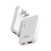 תמונה של מטען קיר מהיר 65W בצבע לבן MWC65W מבית MIRACASE