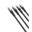 תמונה של כבל סנכרון וטעינה 3 ב-1 Type-c to LIGHTNING and Type-c 2x