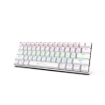 תמונה של מקלדת מכנית חוטית לבנה MMCK100 עם תאורת RGB מבית Miracase