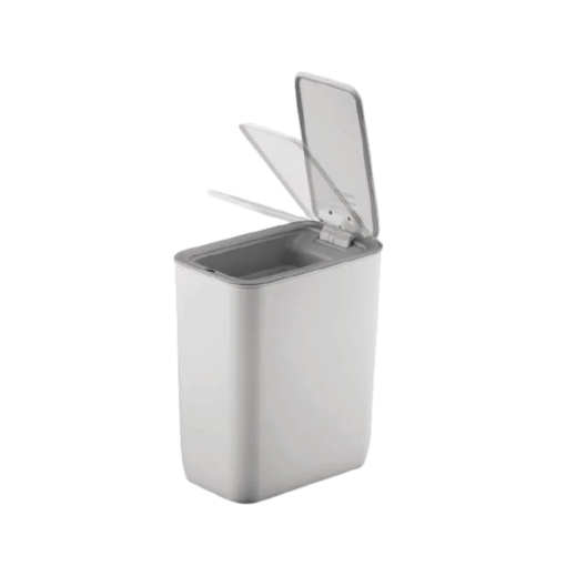 תמונה של פח סנסור לשירותים ולאמבטיה EKO EK6287P-WH-8L לבן