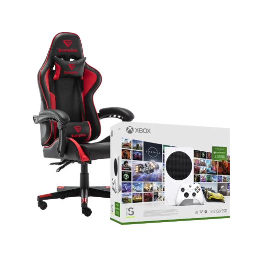 תמונה של חבילת גיימינג XBOX SERIES S–STARTER EDITION + מושב גיימינג SCORPIUS LIFE