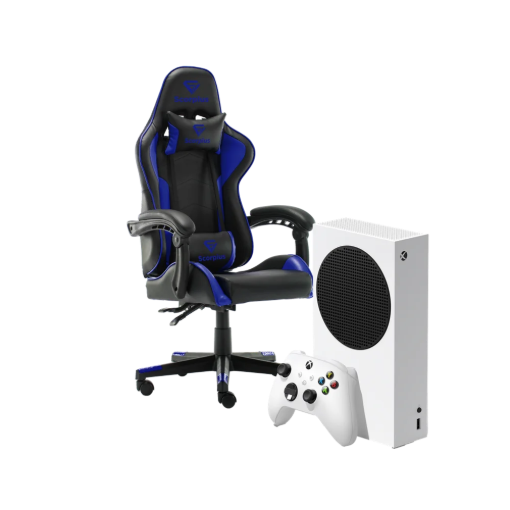 תמונה של חבילת גיימינג XBOX SERIES S 512GB + מושב גיימינג SCORPIUS LIFE