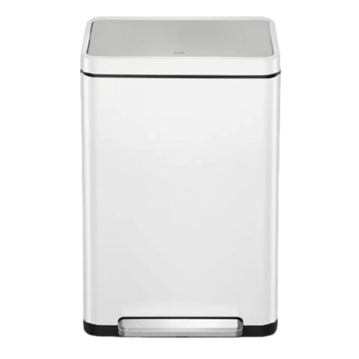 תמונה של פח רגלית EKO X-CUBE 45L בצבע לבן