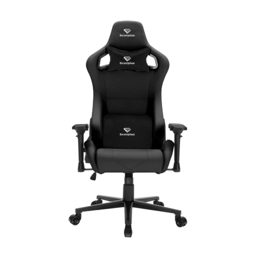 תמונה של מושב גיימינג SCORPIUS DELUXEPRO שחור