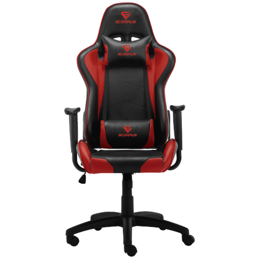 תמונה של מושב גיימינג  SCORPIUS GAMER RED