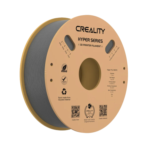 תמונה של סליל אפור CREALITY HYPER PLA FILAMENT 1.75mm 1KG