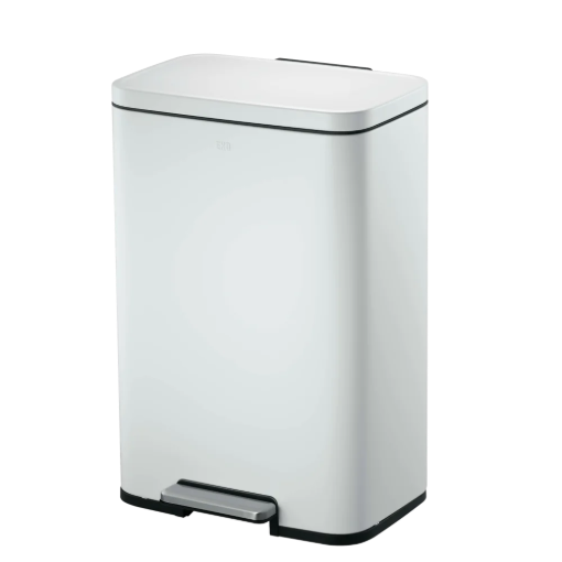 תמונה של פח רגלית לבן  EKO EK9361P-50L-MW