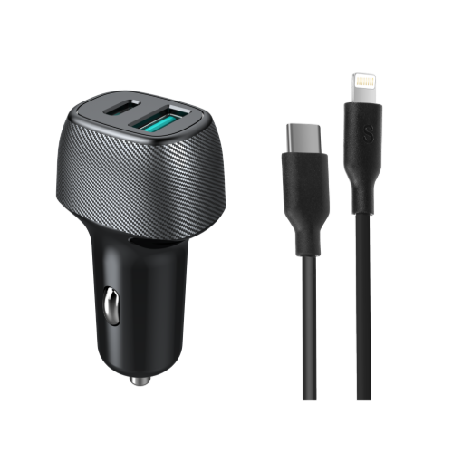 תמונה של מ.רכב מהיר QC18W+PD25W+כבל MIR IPHONE to C