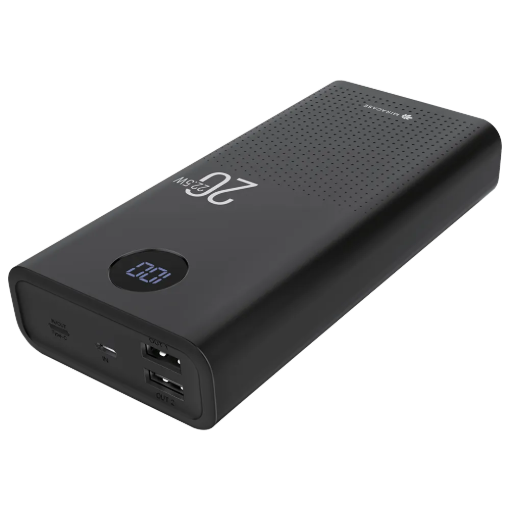 תמונה של סוללה טעינה MPB20PD 20000mAh 22.5W שחור MIRACASE