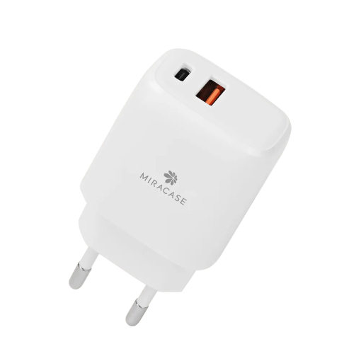 תמונה של מ.קיר מהיר QC18W+PD20W לבן MIR