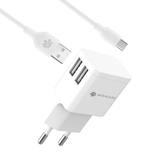 תמונה של מ.קיר MIR MWC244 2.4A 2USB TYPEC