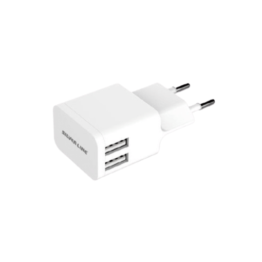 תמונה של מ.קיר איפון SWC244 2.4A 2USB לSL