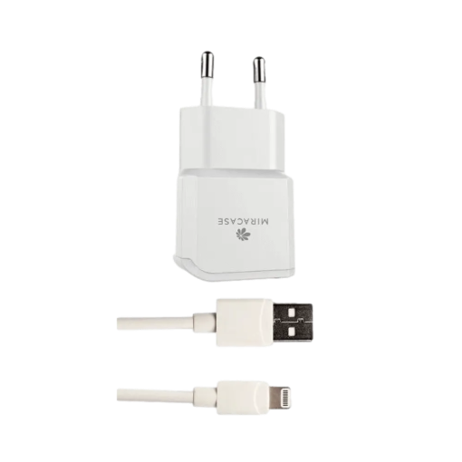 תמונה של מטען קיר+כבל MIR MWCS240 2.4A MFI